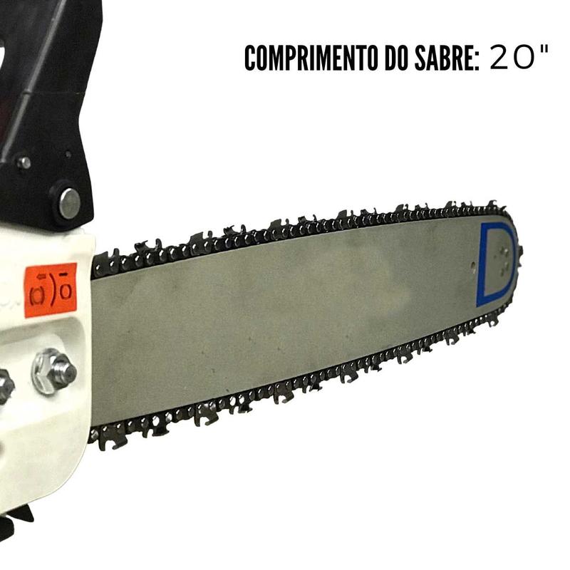 Motosserra Gasolina 63cc 2 Tempos Sabre 20 Polegadas 50 cm